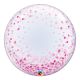 Pink Confetti Dots Bubble Balloon