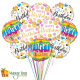Happy Birthday Foil Balloon Bouquet